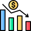 Reduce cost icon