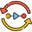 End-to-end icon